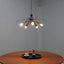 Mid-Century brass and glass chandelier Pietro Chiesa 1940s