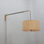 Mid century extendable hanging wall lamp 1950s