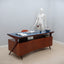 Mid century Italian design curved desk 1950s