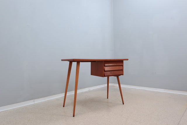 Mid-century wood and formica desk 1960s