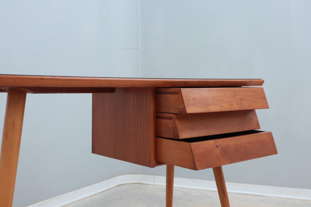 Mid-century wood and formica desk 1960s