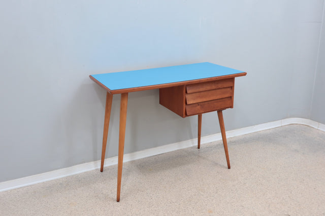Mid-century wood and formica desk 1960s