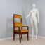 Mid century high back chair Italy 1950s