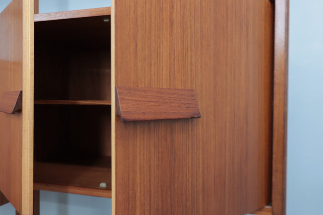 Mid century teak modular bookcase AV Arredamenti 1960s