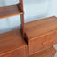 Mid century teak modular bookcase AV Arredamenti 1960s