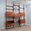 Mid century teak modular bookcase AV Arredamenti 1960s