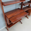 Mid century teak modular bookcase with folding desk 1950s