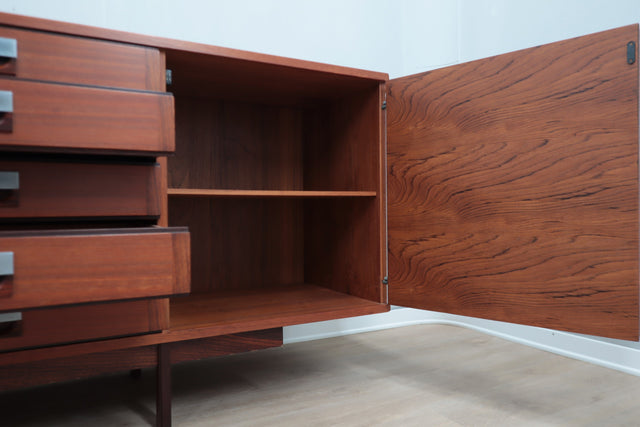 Mid century Italian design teak sideboard 1950s