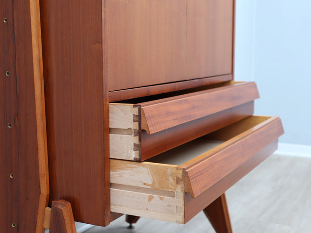 Italian Mid-Century Mobile Contenitore armoire teck anni 60 Wardrobe vintage italienischer Schrank