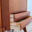 Italian Mid-Century Mobile Contenitore armoire teck anni 60 Wardrobe vintage italienischer Schrank