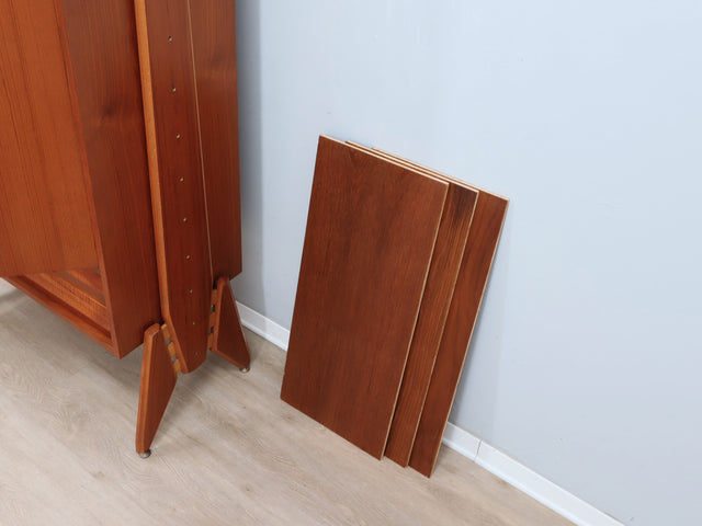 Italian Mid-Century Mobile Contenitore armoire teck anni 60 Wardrobe vintage italienischer Schrank