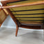 Camea 50s reclining armchairs mustard velvet. Poltrone vintage legno massello. Fauteuils rétro moutarde. 50er Samt Sessel. Sillones mid-century retro