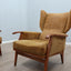 Camea 50s reclining armchairs mustard velvet. Poltrone vintage legno massello. Fauteuils rétro moutarde. 50er Samt Sessel. Sillones mid-century retro