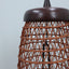 Mid century scandinavian tripode rattan floor lamp 1950s