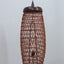 Mid century scandinavian tripode rattan floor lamp 1950s