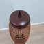 Mid century scandinavian tripode rattan floor lamp 1950s