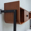 Mid century shelving unit with folding bed 1960s (9)