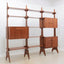 Vintage teak bookshelves AV Arredamenti 1960s