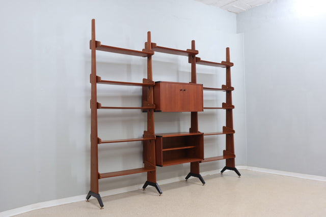 Mid century teak bookcase / shelves AV Arredamenti 1960s