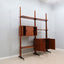 Mid century scandinavian teak bookcase 1950s