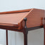 Mid century roll-top shutter teak desk F.lli Proserpio 1960s