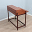 Mid century roll-top shutter teak desk F.lli Proserpio 1960s