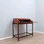 Mid century roll-top shutter teak desk F.lli Proserpio 1960s