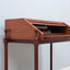 Mid century roll-top shutter teak desk F.lli Proserpio 1960s