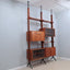 Mid century modular teak bookcase AV Arredamenti 1960s