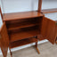 1950s teak modular wall unit: self-supporting bookcase & bar cabinet, bibliothèque en teck, Teak Regalsystem, librería modular, mobile bar vintage.