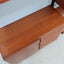 Mid century modular wall teak bookcase  1950s