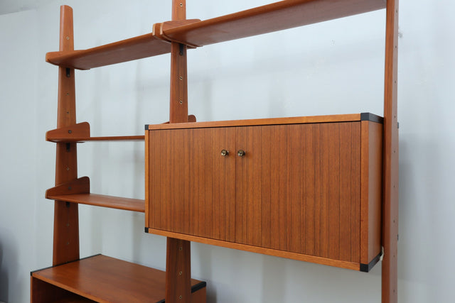 Mid century teak bookcase / shelves AV Arredamenti 1950s