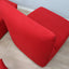 Set 4 red 1970s Baia modular chairs by Citterio & Nava. 4 fauteuils modulables Baia Citterio Nava. 4er Set Baia Sessel Citterio Nava 1970.