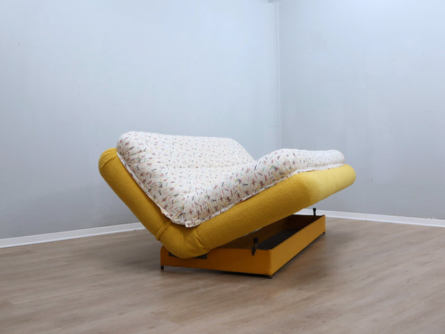 Poltrona Frau Dr. Jekyll & Mr. Hyde sofa bed 1980s: divano modulare anni 80 in bouclé e Naj-Oleari, design italien vintage, schlafsofa, sofá cama.