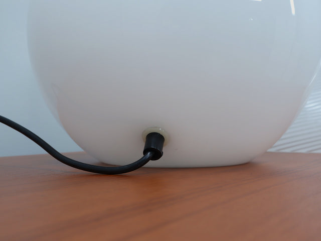 VeArt murano mushroom lamp: vetro incamiciato, 70s design. Lampe champignon vintage, handgefertigtes Glas. Lámpara de diseño italiano, ready to use.