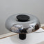 Italian 1970s Lumenform Circa table lamp mushroom design, vintage chrome rotating shade with top button, Lampe Champignon, Modernariato, Tisc hleuchte