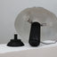Italian 1970s Lumenform Circa table lamp mushroom design, vintage chrome rotating shade with top button, Lampe Champignon, Modernariato, Tisc hleuchte