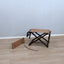1950s McGuire bamboo and leather director's chair. Chaise metteur en scène McGuire bambou cuir 1950. McGuire Regiestuhl Bambus Leder 1950er.