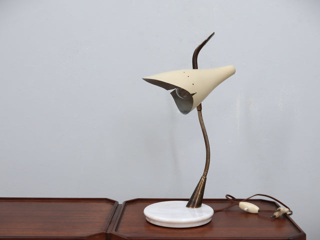 Vintage Italian brass lamp di Oscar Torlasco. Lumen Italy mid-century lamp (Oscar Torlasco Tischlampe) Lampe vintage marbre et laiton, Lampe italienne années 50 e Lámpara de mesa Oscar Torlasco.