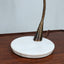 Oscar Torlasco for Lumen rare 1950s Italian table lamp in brass and marble