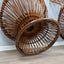 1950s Franco Albini Margherita rattan armchairs by Bonacina. Paire fauteuils Margherita en rotin 50s. Franco Albini Margherita Rattan Sessel.