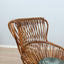 1950s Franco Albini Margherita rattan armchairs by Bonacina. Paire fauteuils Margherita en rotin 50s. Franco Albini Margherita Rattan Sessel.