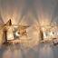 Pair of 1960s Carlo Nason Murano Glass Sconces Wandleuchten, Apliques cristal Murano