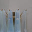 1980s La Murrina Murano opal glass petal wall sconces. Paire d'appliques verre de Murano La Murrina 80s. Paar La Murrina Muranoglas Wandleuchten 80er.