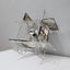 Pair of 1960s Carlo Nason Murano Glass Sconces Wandleuchten, Apliques cristal Murano