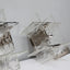 Pair of 1960s Carlo Nason Murano Glass Sconces Wandleuchten, Apliques cristal Murano