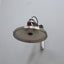 Set of 3 1960s Sergio Mazza "Pi" wall sconces for Artemide with brown lacquered caps and acid-etched glass. Appliques Sergio Mazza Artemide.   