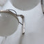 Set of 3 1960s Sergio Mazza "Pi" wall sconces for Artemide with brown lacquered caps and acid-etched glass. Appliques Sergio Mazza Artemide.   