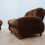 Coppia Poltrone Mid-Century Piazzesi Fauteuils italiens style 1970s Italienische 70er Sessel