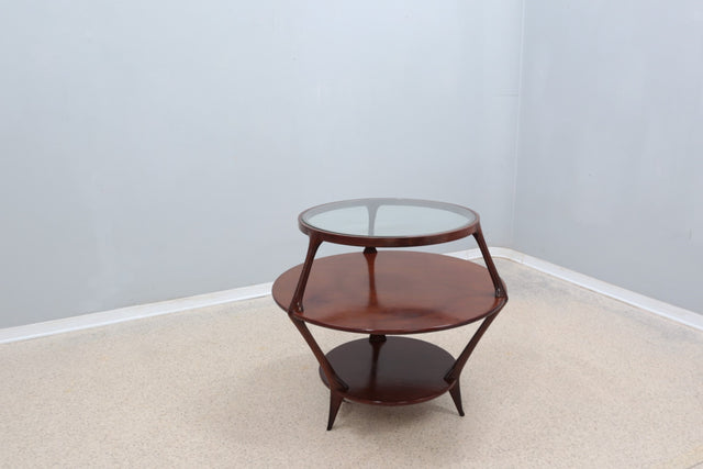 Pierluigi Giordani occasional round coffee table 1950s